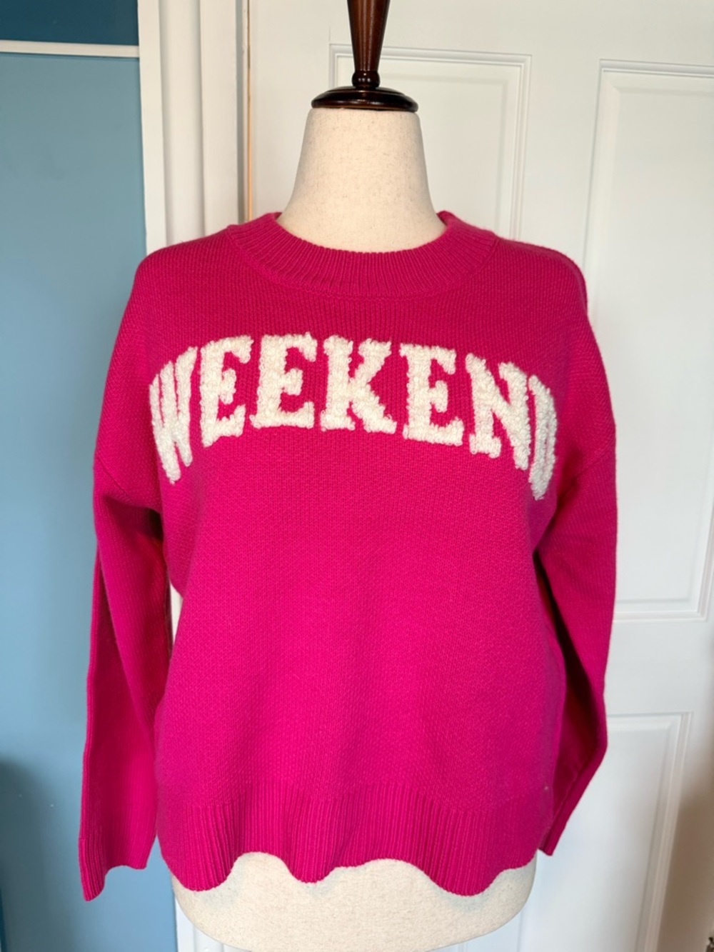 Pink 'Weekend' Cozy Knit Sweater